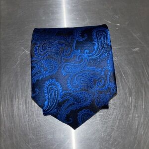 Men’s Blue And Black Tie